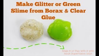 How to Make Slime Using Borax and Glue [upl. by Hsu886]