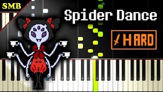 UNDERTALE  SPIDER DANCE  Piano Tutorial [upl. by Mis]