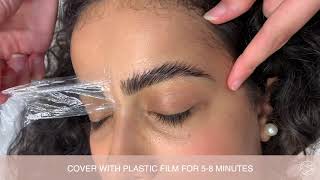 Perfect Eyelash Brow Lamination  Tutorial [upl. by Darryn721]