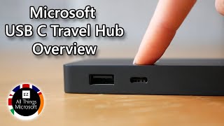 Microsoft USB C Travel Hub Windows Accessory Overview [upl. by Clemente443]