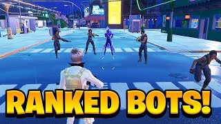 How To Get BOT LOBBIES in Fortnite Ranked [upl. by Goodrich68]