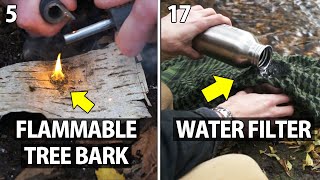 50 Wilderness Survival amp Camping Tips [upl. by Klump]