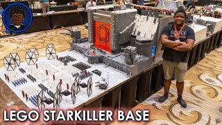 WORLDS LARGEST Lego Star Wars Build  Starkiller Base 4K [upl. by Parthinia]