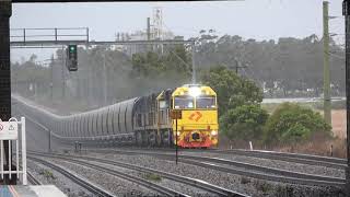 POWERFUL FREIGHT TRAINS 15 Australian Freight Trains in 20 Minutes [upl. by Lashonda792]