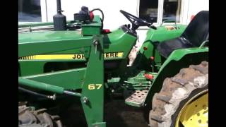 John Deere 750 hydraulic oil [upl. by Rollet]