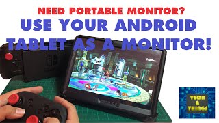 Use your Tablet as a Monitor  Tech amp Things [upl. by Nerrat574]