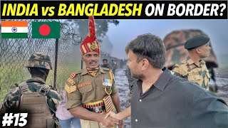 Meeting BANGLADESHI Army On INDIA Bangladesh Border [upl. by Naihtniroc]