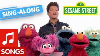 Sesame Street Bruno Mars Dont Give Up Lyric Video [upl. by Gerrit]