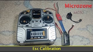 Microzone MC6C Esc Calibration for beginner  Microzone Mc6c Calibration [upl. by Orimar179]