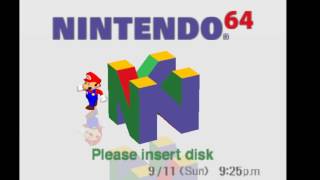 Nintendo 64 DD Startup USA Version [upl. by Ylrak]