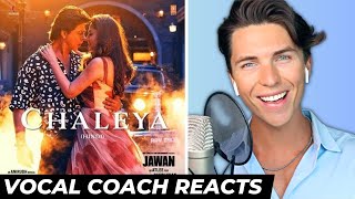 Vocal Coach Reacts JAWAN  Chaleya  Arijit Singh amp Shilpa R [upl. by Aney]