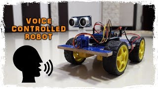 Arduino Voice Controlled Robot [upl. by Merlin]