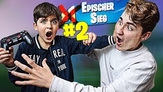 Ich bestimme 1 FORTNITE Match von KLEINEM BRUDER 10 KILLS [upl. by Amadas]