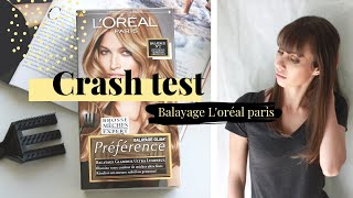 Crash test  L’oréal Paris Balayage glam [upl. by Newfeld7]