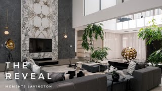 Interior Design  Luxurious Villa Reveal  Modern House Tour  Moments Villa Part 1 [upl. by Holleran]