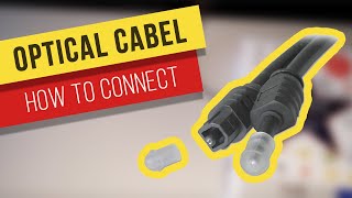 How to connect optical cable to Samsung TV  Soundbar [upl. by Verras]