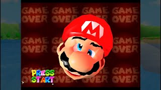 Super Mario 64  Game Over N64 [upl. by Pish]