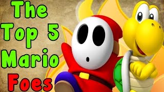 Top 5 Mario ENEMIES Super Mario Series [upl. by Akerley]