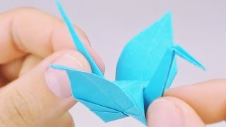 GRULLA de Papel  Origami Fácil  Tutorial [upl. by Leunamesoj]