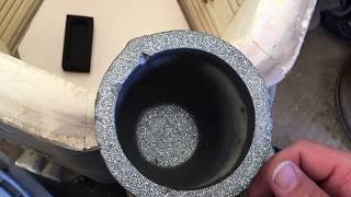 Preparing Graphite Crucible And Ingot Mold [upl. by Erasmus]