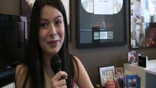 Miranda Cosgrove interview video [upl. by Anoid]