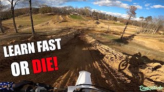 First Time Riding A Dirt Bike Track  Budds Creek Motocross Park [upl. by Danna]