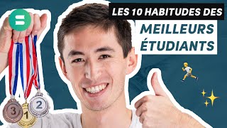 Top 10 HABITUDES DES MEILLEURS ÉTUDIANTS  Comment réussir ses études  📈 [upl. by Link]