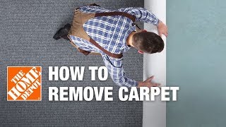 How to Remove Carpet  DIY Carpet Removal [upl. by Llatsyrk69]