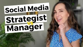 Social Media Strategist VS Social Media Manager🤔 [upl. by Goodyear838]