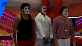 Big Brother 23  Scary Skin Care Masks  Live Feed Highlight  Paramount [upl. by Abih]