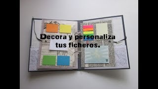 Cómo personalizar y decorar un fichero [upl. by Erlina]