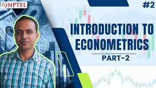 2 Introduction to Econometrics amp Econometric Analysis  Part 2 [upl. by Davide]