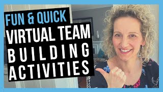 Virtual Team Building Activities IDEAS FOR REMOTE TEAMS [upl. by Krug]