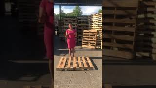 Safely lift a pallet with style [upl. by Nirac]