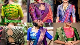 NEW Brocade Fabric Blouse Designs [upl. by Nwahsyd]