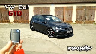 VW Golf 7 GTD 184 HP Sound check amp Interior [upl. by Grimbly]