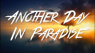 Another Day In Paradise  Phil Collins Lyrics HD [upl. by Anuska]