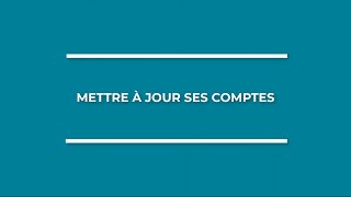 Appli Ma Banque  Mettre à jour ses comptes [upl. by Omidyar]