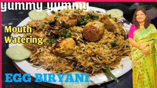 Restaurant style Egg Biryani  Anda Biryani recipe [upl. by Arvo569]