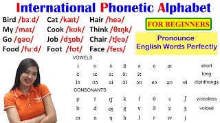 International Phonetic Alphabet  IPA  English Pronunciation [upl. by Burnard846]