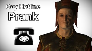 Cicero Calls the Gay Hotline  Skyrim Prank Call [upl. by Dloraj]