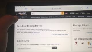 How to display a list of your Returns in Amazon instead of finding individual orders Update in Desc [upl. by Thorndike]