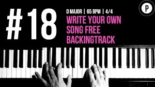 18 Write Your Own Song Free Backingtrack [upl. by Ailuy]