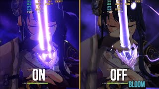 GENSHIN IMPACT 40 GRAPHIC SETTING COMPARISON [upl. by Ynnod]