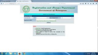 How to Search EC Online telangana registration [upl. by Georgeta]