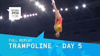 Trampoline Gymnastics  Womens Final  Full Replay  Nanjing 2014 Youth Olympic Games [upl. by Furiya131]