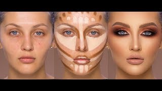 Fall Inspired Makeup 2018 Contour and Highlight by Samer Khouzami [upl. by Inele]