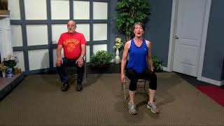 Priority One Fitness Chair Exercises No weights [upl. by Erickson284]