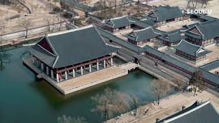 Seoul’s Viewpoint Gyeongbokgung Palace [upl. by Elleinet]