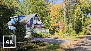 4K Autumn Walk through Moultonborough NH [upl. by Gilcrest]